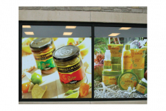 Giant window poster